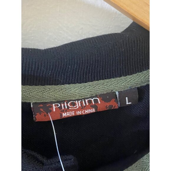 NWT Pilgrim Men's Short Sleeve Casual Collared Shirt - Large - Picture 3 of 12